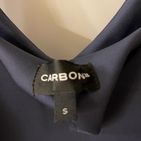 Carbon38‎ Blue Sleeveless Scoop Neck Sheath Midi Dress - Picture 6 of 6